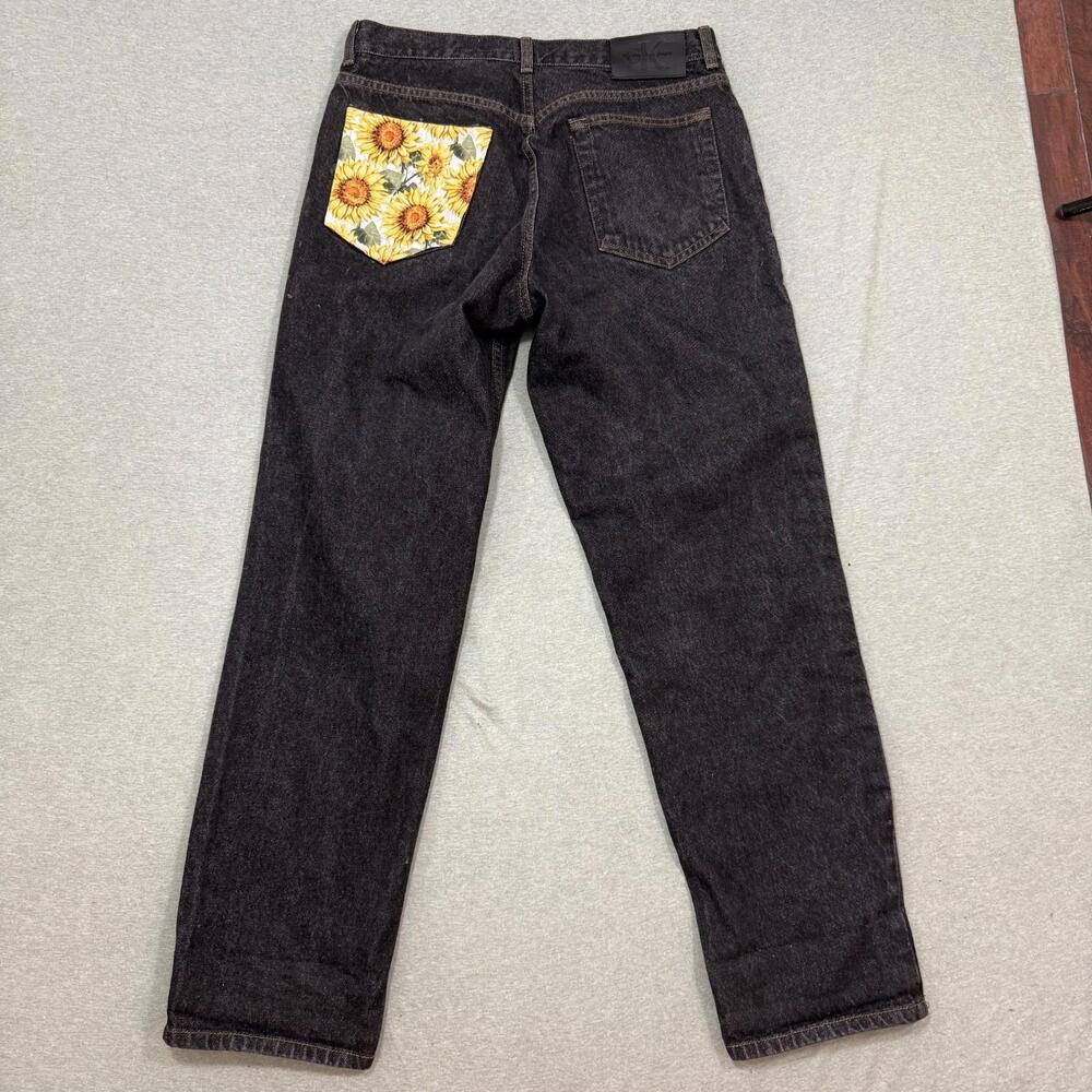 Calvin Klein Black Jeans Sunflower Men’s 33x32 - Picture 12 of 14